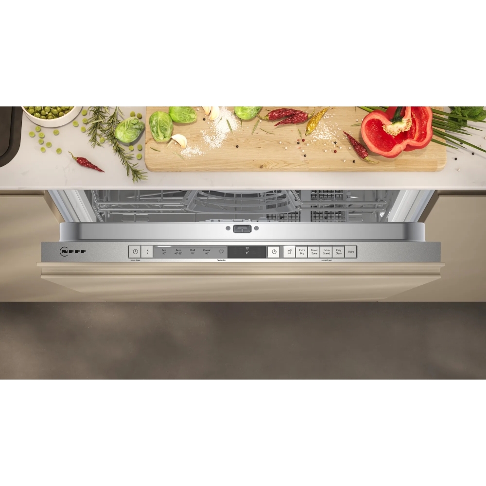 Neff S153HKX03G N30 Fully Integrated Dishwasher, 13 Place Settings, D Rated