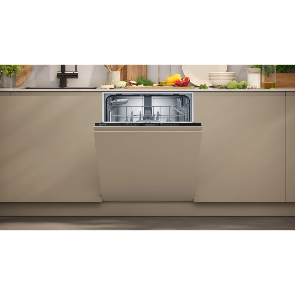 Neff S153HKX06G N30 Fully Integrated Dishwasher, 13 Place Settings, C Rated