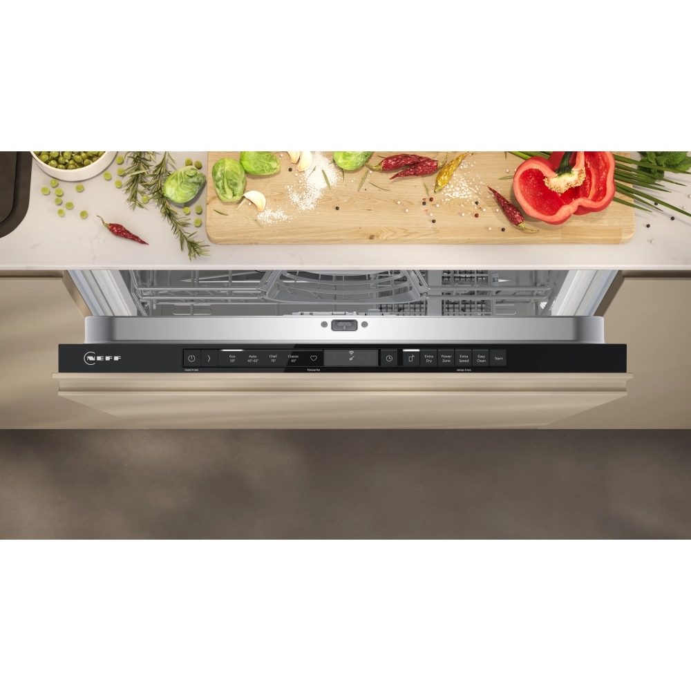 Neff S153HKX06G N30 Fully Integrated Dishwasher, 13 Place Settings, C Rated