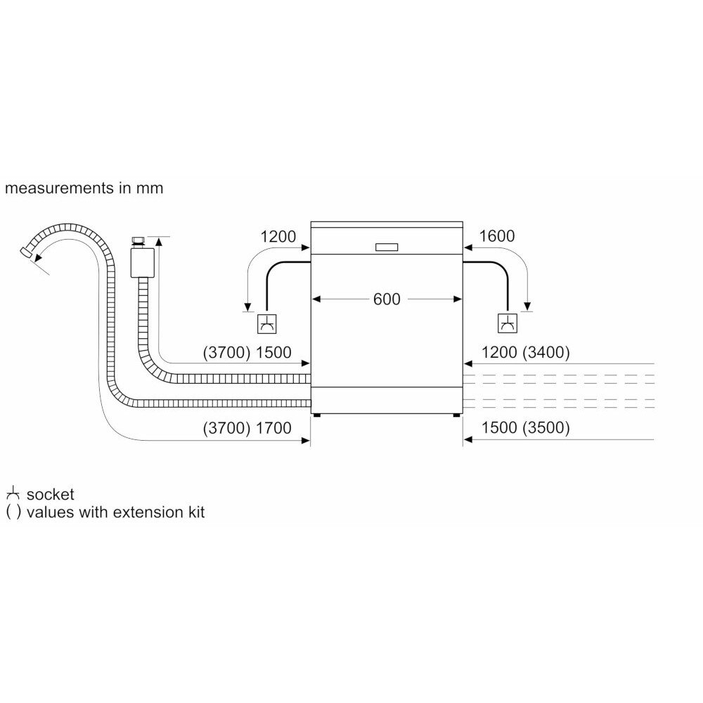 Neff S153ITX07G Fully Integrated Dishwasher