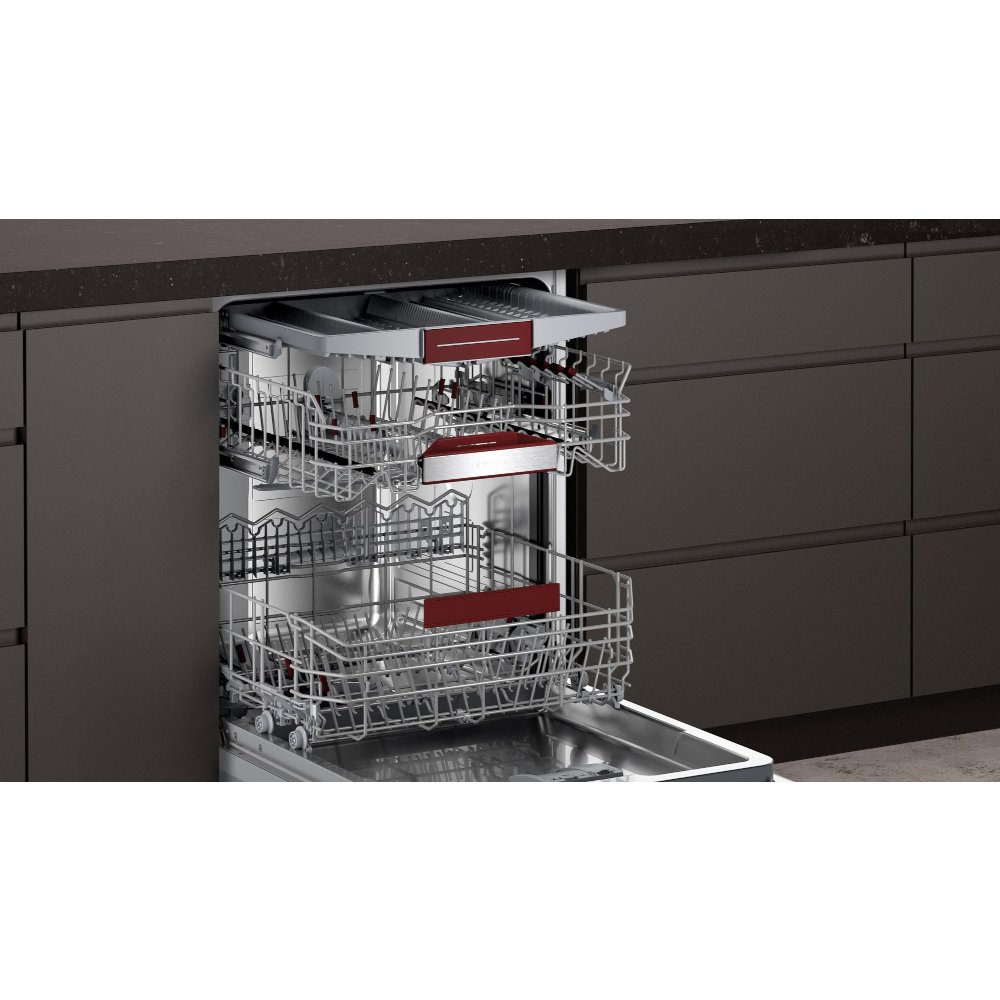 Buy Neff S187ECX23G BuiltIn Fully Integrated Dishwasher Grey Control
