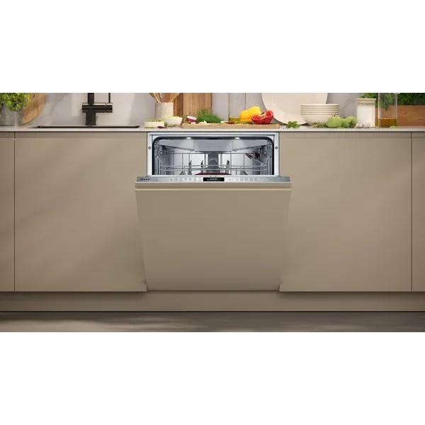 Neff S197YCX05G N70 Fully Integrated Dishwasher, 14 Place Settings, A Rated