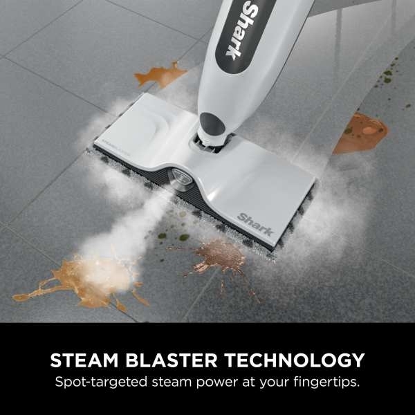 Shark S2001UK Hard Floor Cleaner, White