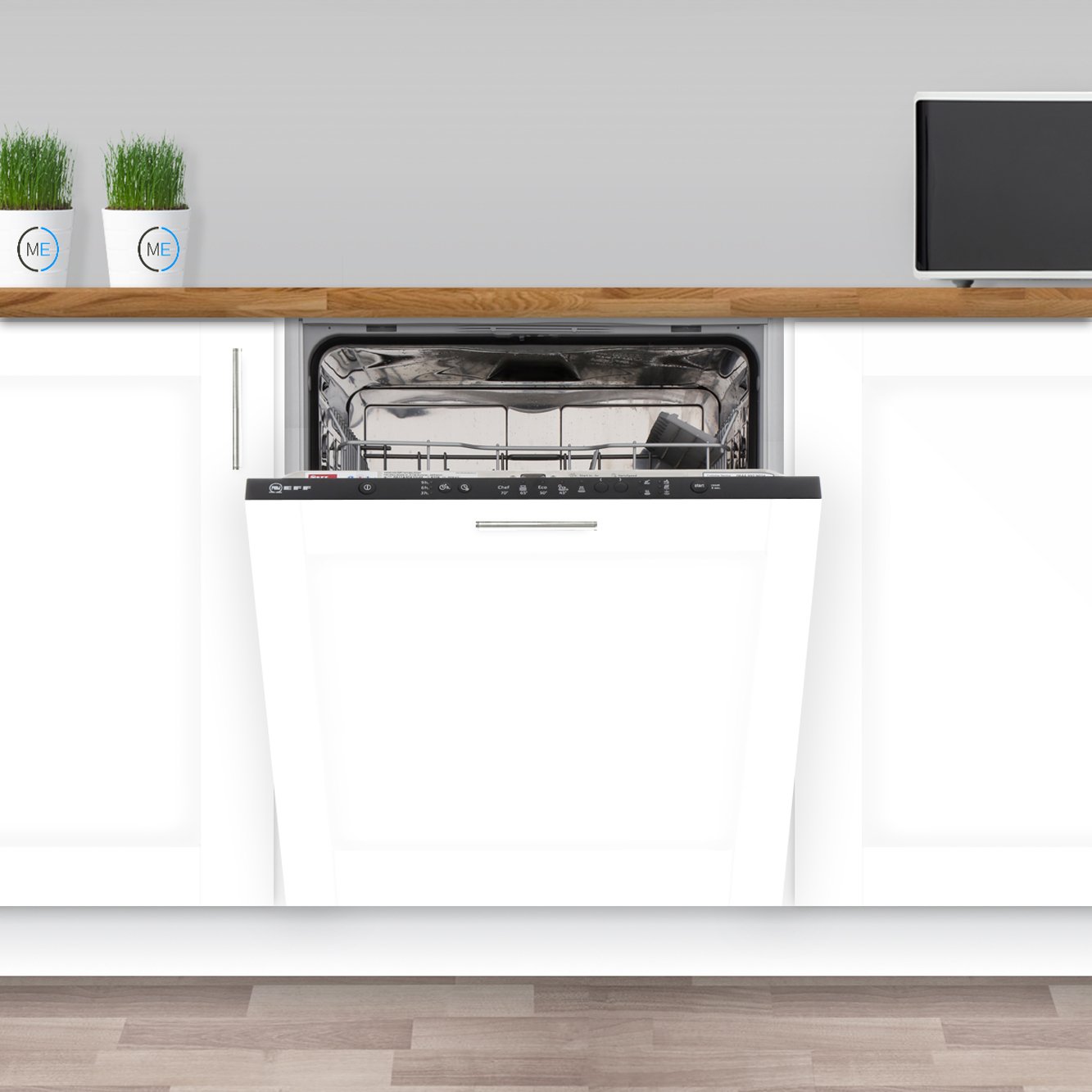 Buy Neff S511A50X1G Built In Fully Integrated Dishwasher Black