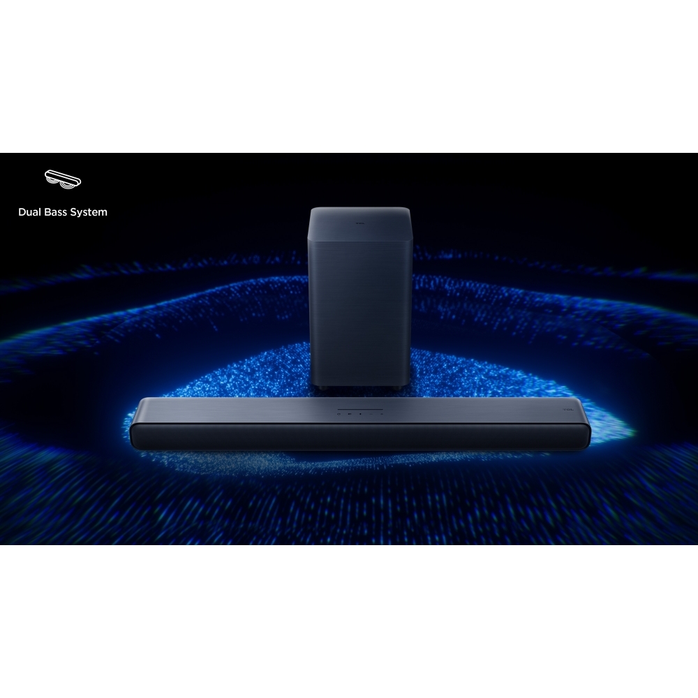 TCL S55HK Series 2.1 Sound Bar, Black