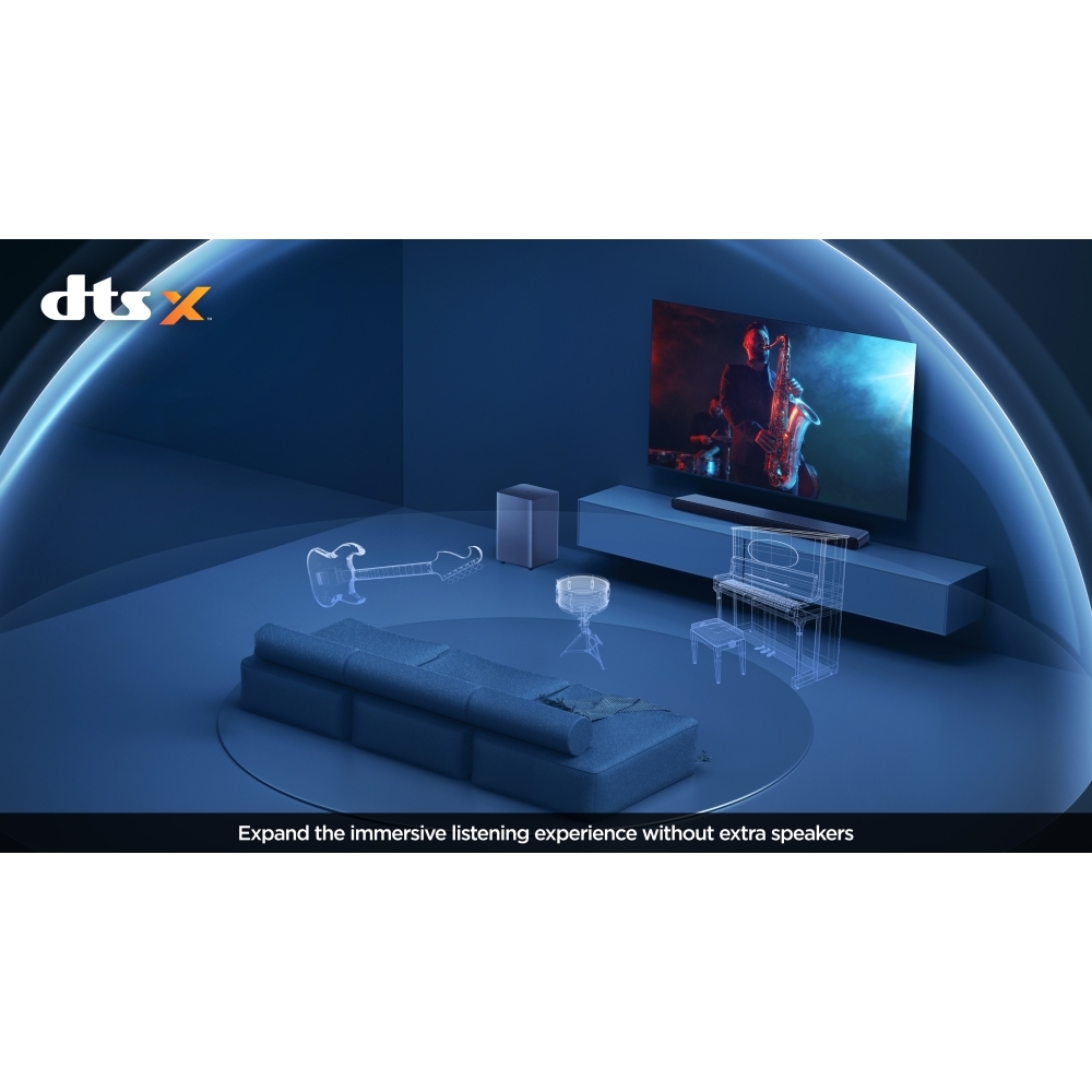 TCL S55HK Series 2.1 Sound Bar, Black