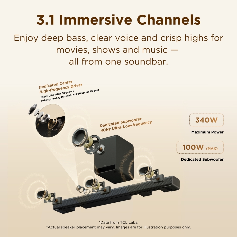 TCL S60K-UK Subwoofer