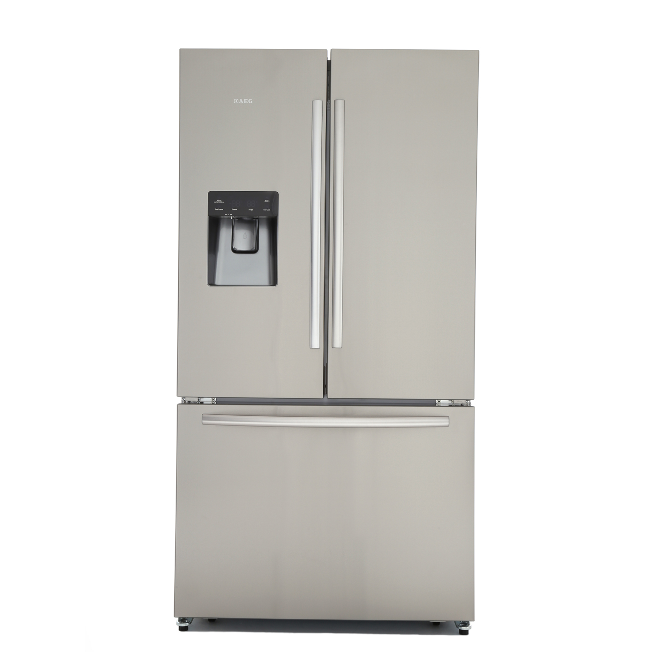Buy AEG S76010CMX2 American Fridge Freezer Silver and Stainless Steel