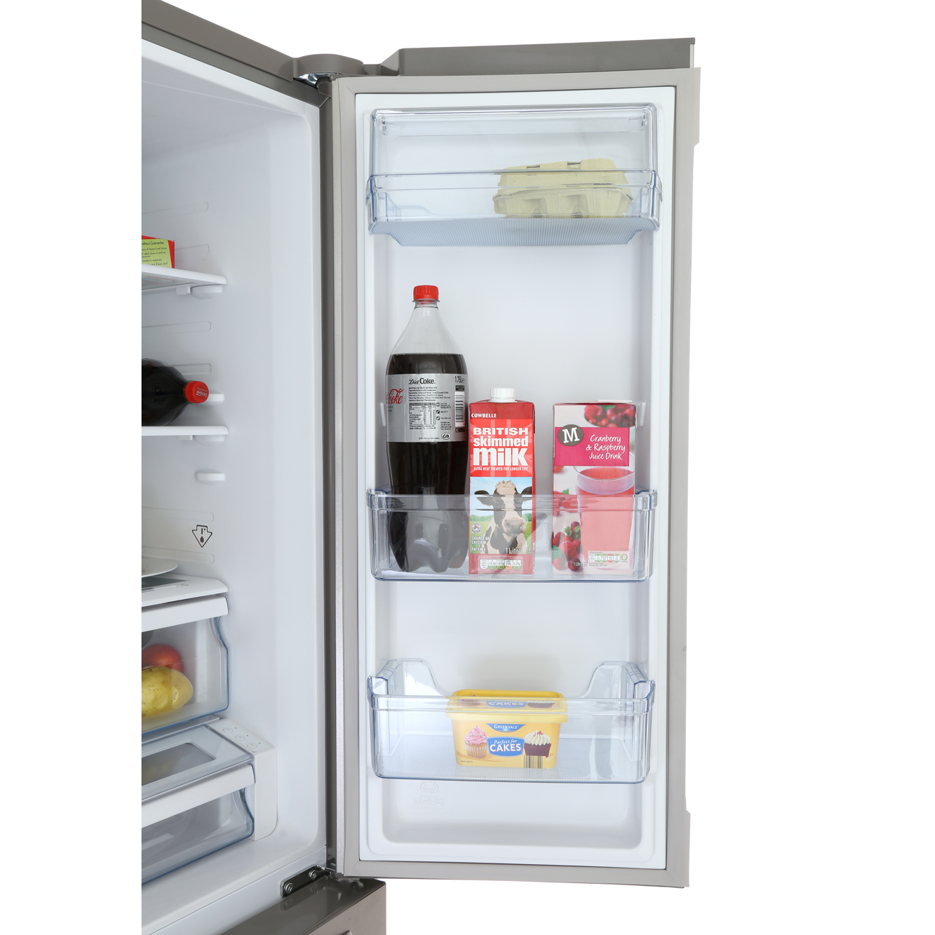 Buy AEG S76010CMX2 American Fridge Freezer Silver and Stainless Steel