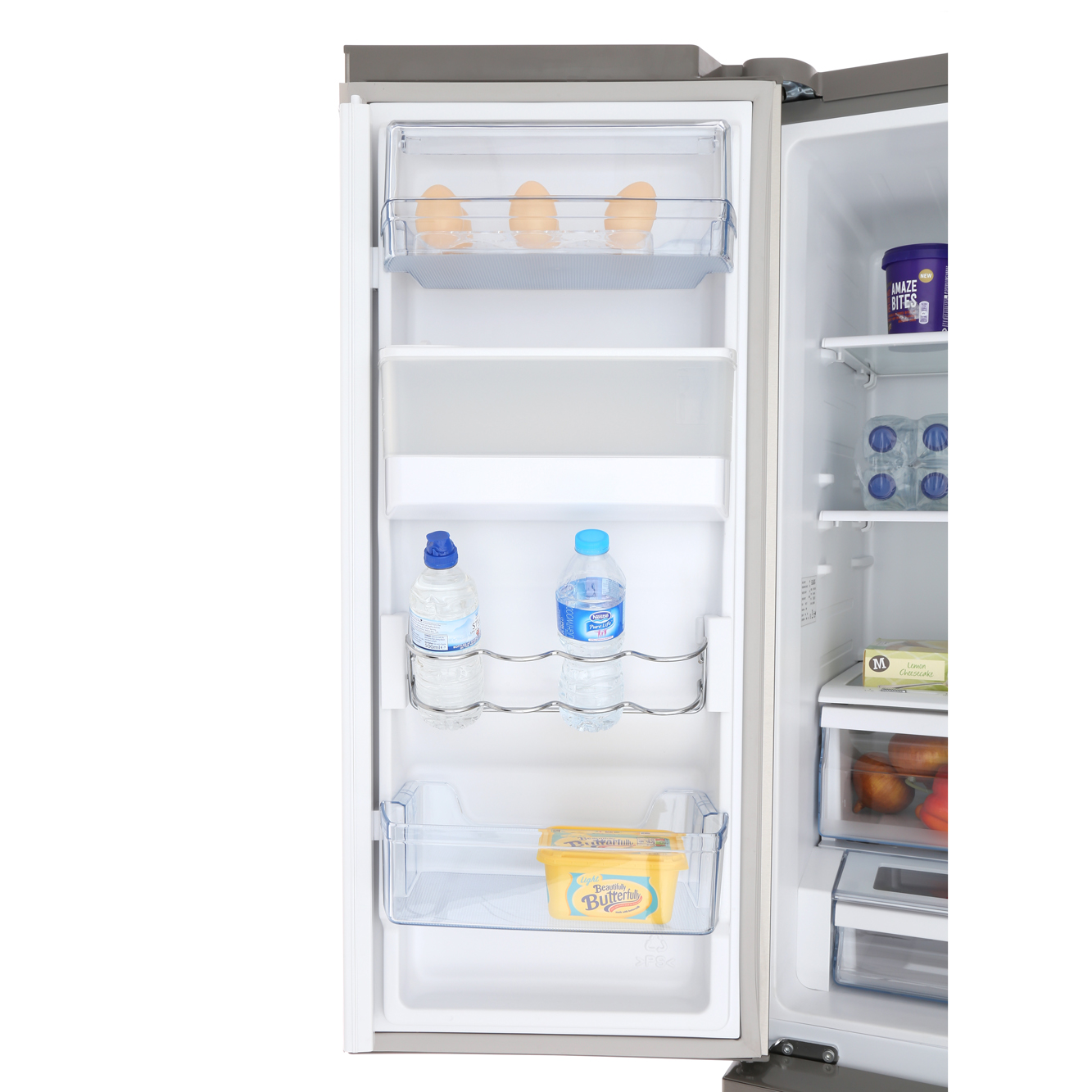 Buy AEG S76010CMX2 American Fridge Freezer Silver and Stainless Steel Marks Electrical
