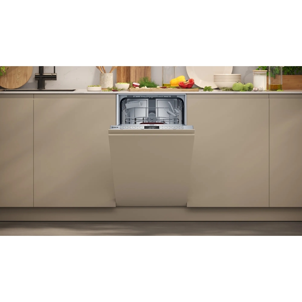 Neff S875HKX21G N50 Fully Integrated Slimline Dishwasher, 10 Place Settings, E Rated
