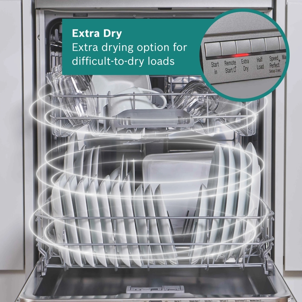 Bosch SBH4HVX14G Series 4 Fully Integrated Dishwasher, 14 Place Settings, C Rated