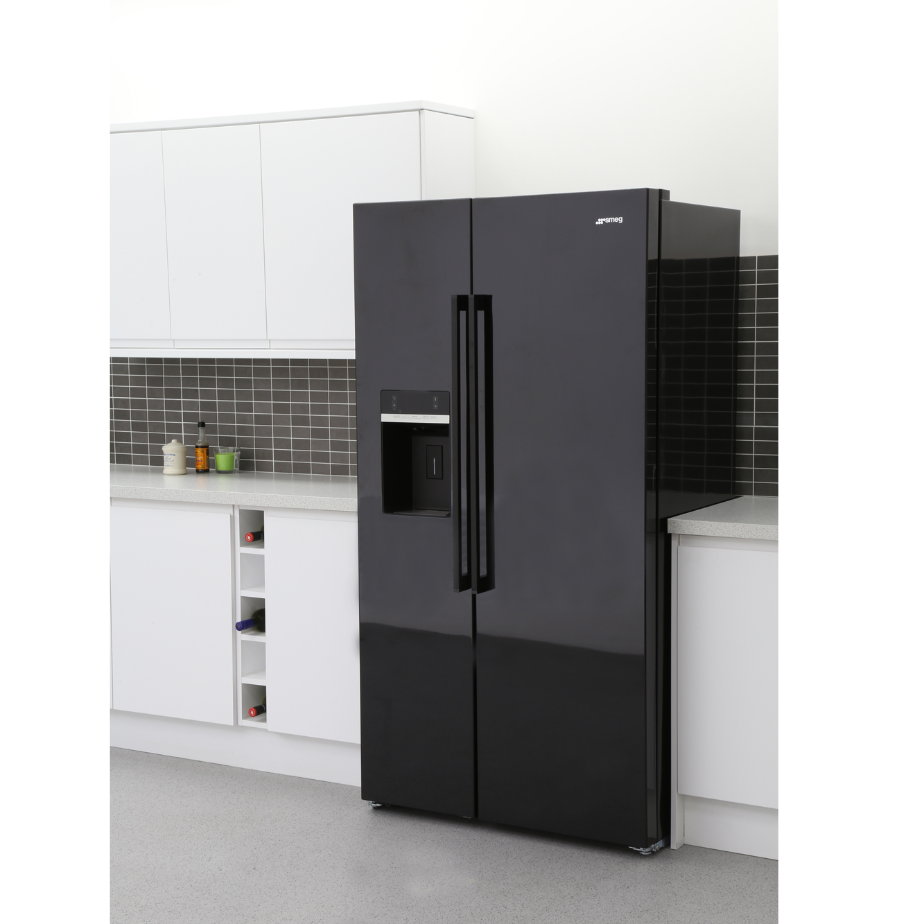 Buy Smeg SBS63NED American Fridge Freezer Black Marks Electrical Buy Smeg SBS63NED American Fridge Freezer Black Marks Electrical