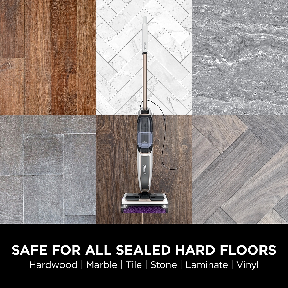 Shark SD200UK SteamPickUp Hard Floor Cleaner, White