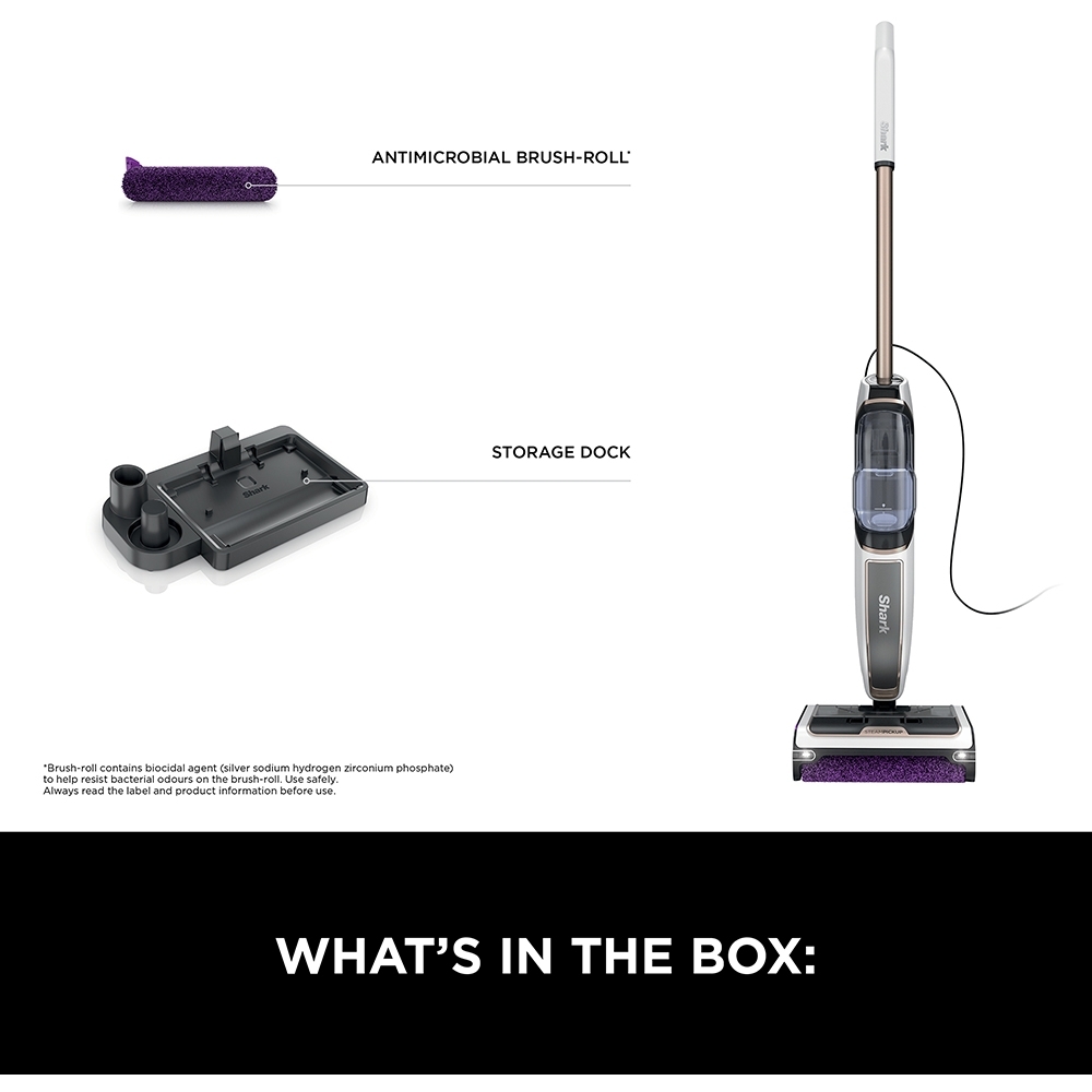 Shark SD200UK SteamPickUp Hard Floor Cleaner, White