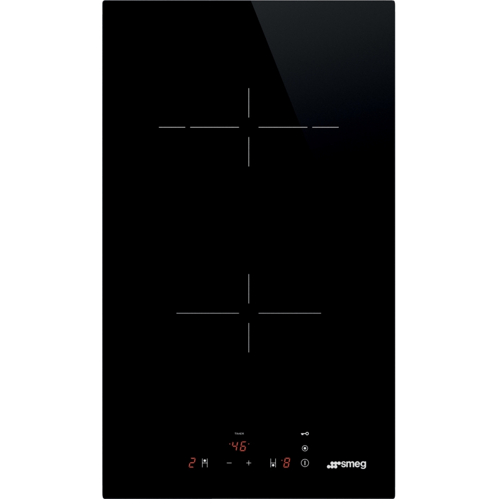 Smeg SE232TD2 30cm Domino Hob, Black