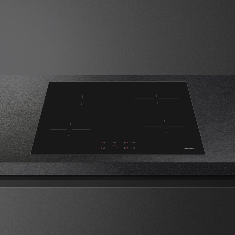 Smeg SE264TD2 60cm Ceramic Hob, Black