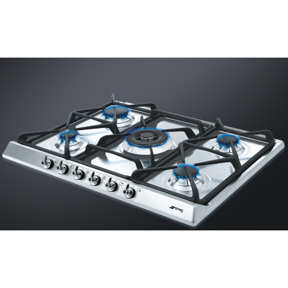 Buy Smeg Classic SE70SGH5 5 Burner Gas Hob Stainless Steel Marks