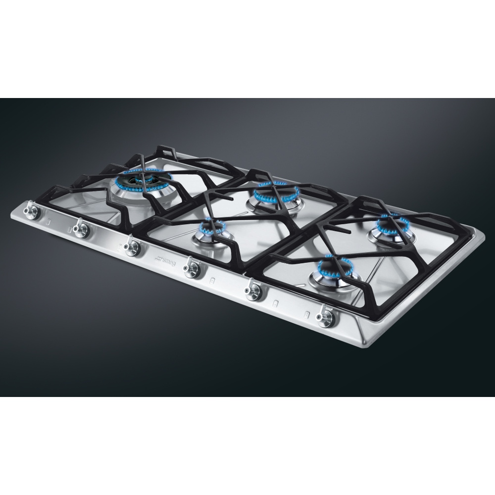 Buy Smeg Classic SE97GXBE5 5 Burner Gas Hob (SE97GXBE5) Stainless
