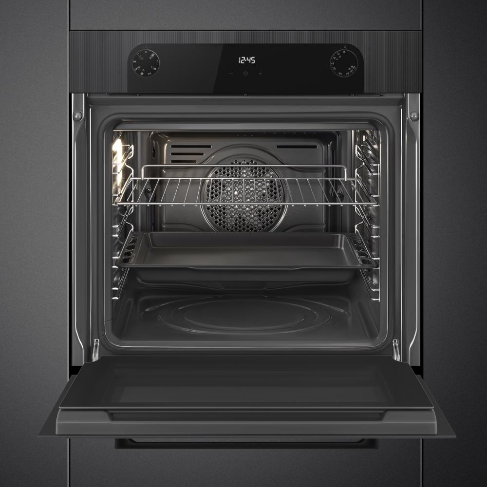 Smeg SF6200TBI Built-In Electric Single Oven, Black, A Rated