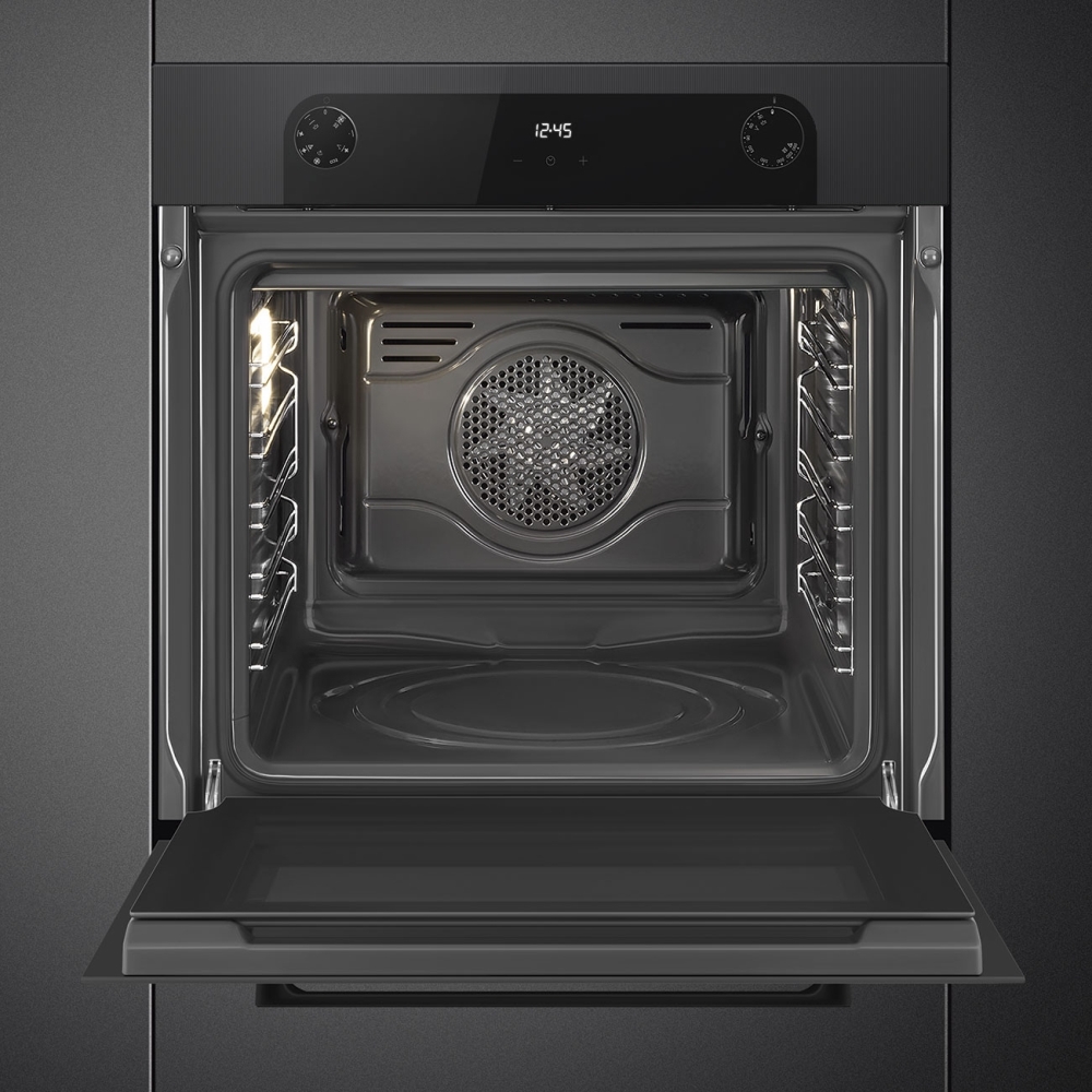 Smeg SF6200TBI Built-In Electric Single Oven, Black, A Rated