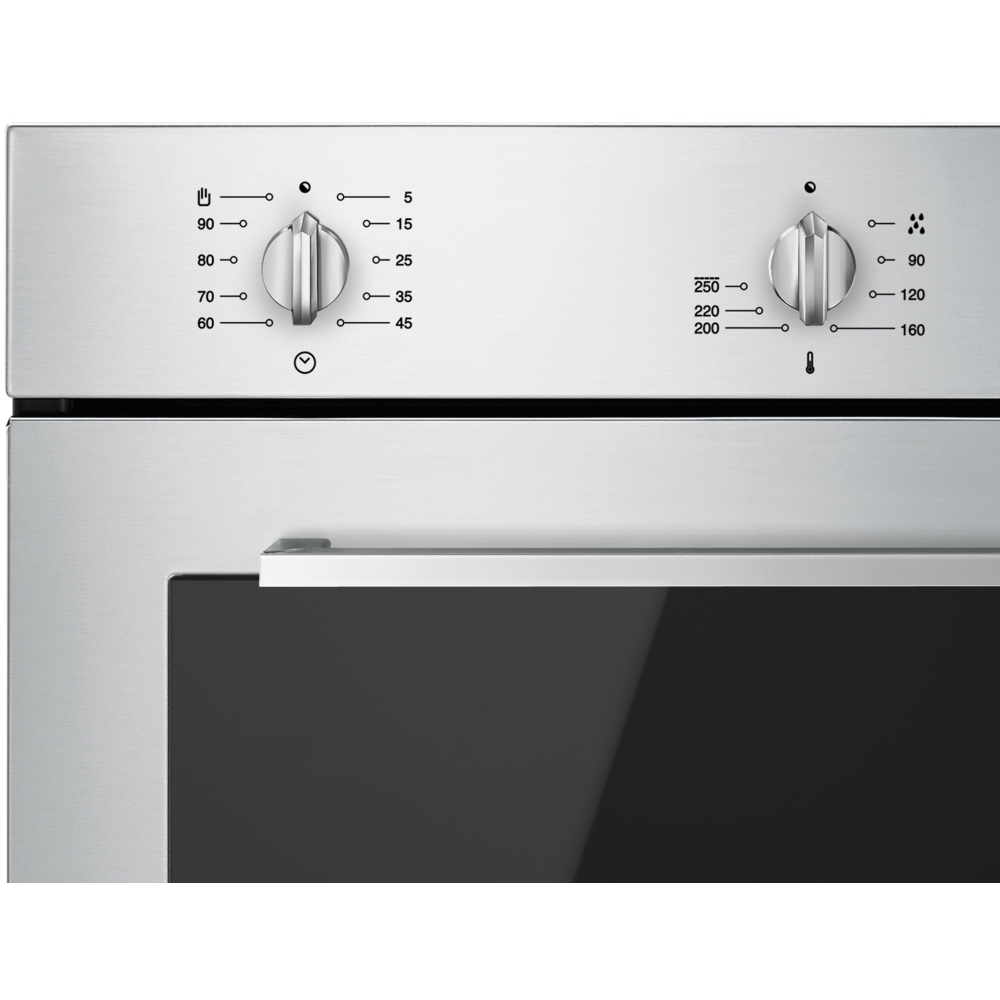 Smeg SF64M3TVX Cucina Built-In Electric Single Oven, Stainless Steel, A Rated