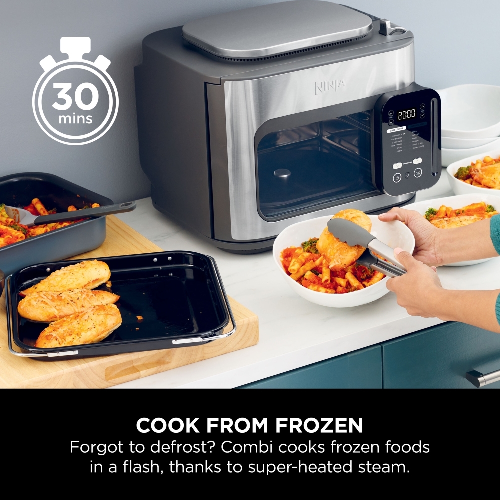 Ninja SFP700UK Combi 12-In-1 Multi-Cooker, Oven & Air Fryer, Grey