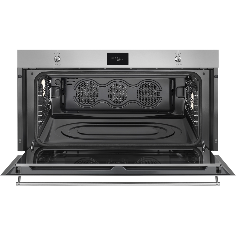 Smeg SFPR9301TX Built-In Electric Single Oven with Pyrolytic Cleaning, Stainless Steel, A+ Rated