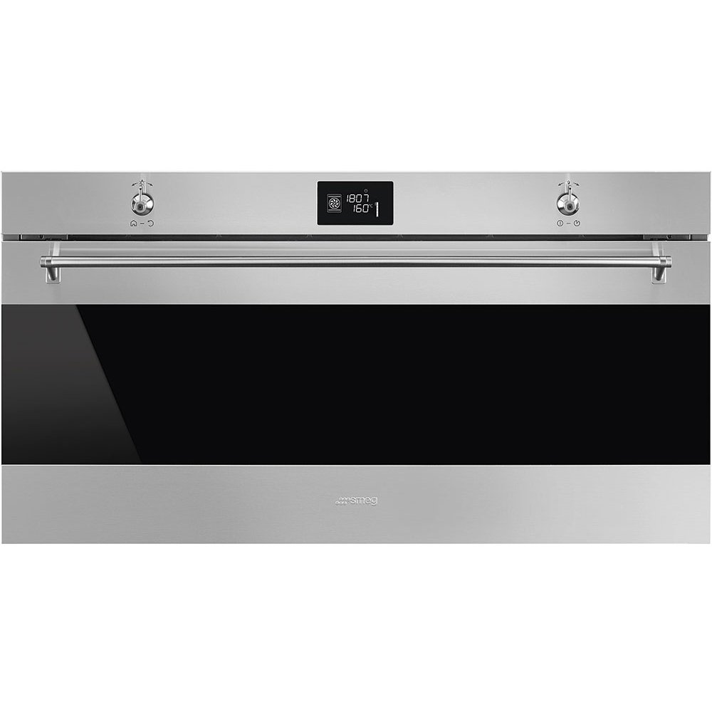 Smeg Classic SFR9390X Built-In Electric Single Oven, tainless Steel & Eclipse Glass