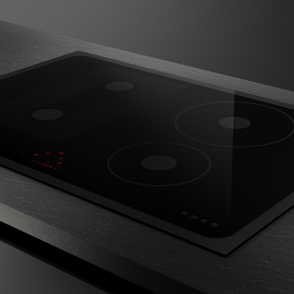 Smeg SI1M24744D 75cm Induction Hob, Black