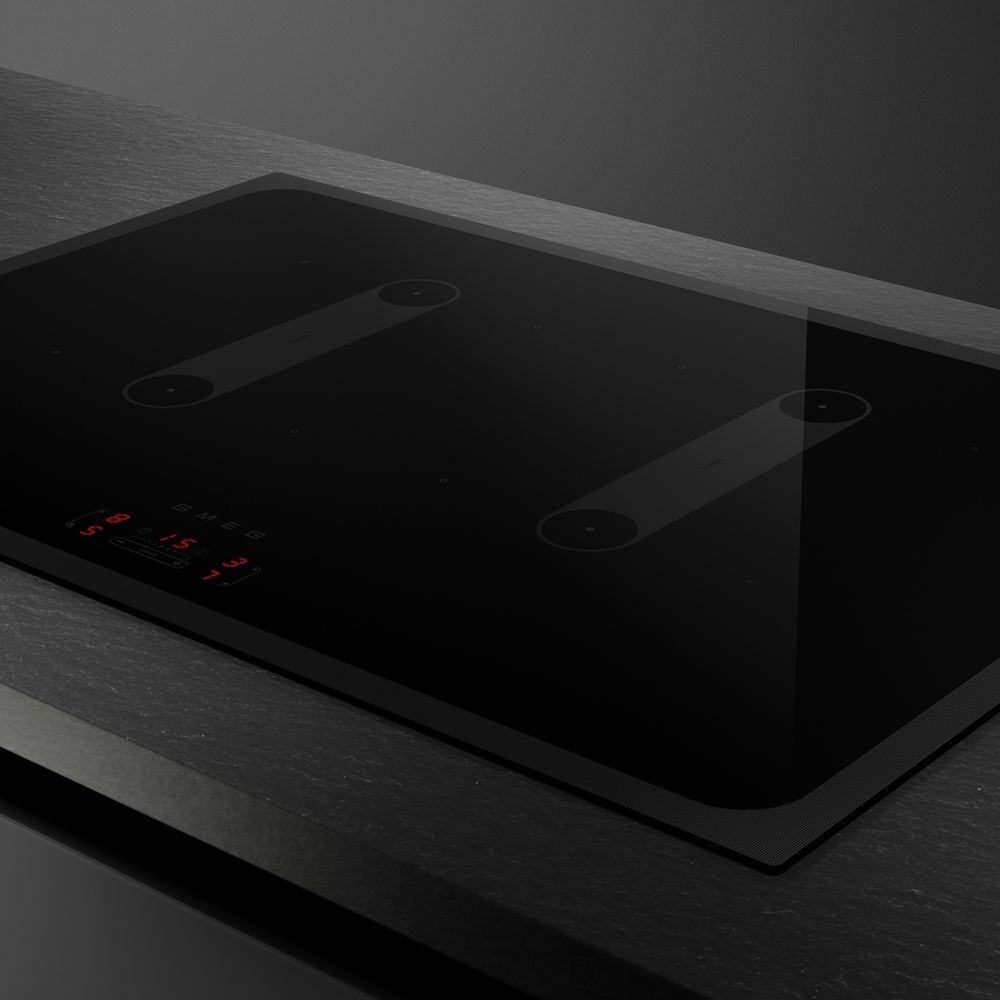 Smeg SI2B22741D 75cm Induction Hob, Black