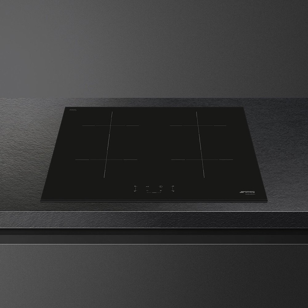 Smeg SIB2641D 60cm Induction Hob, Black