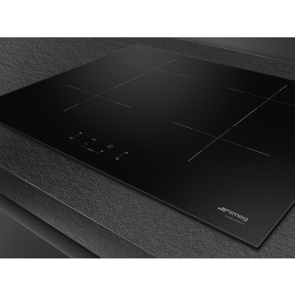 Smeg SIB2641D 60cm Induction Hob, Black