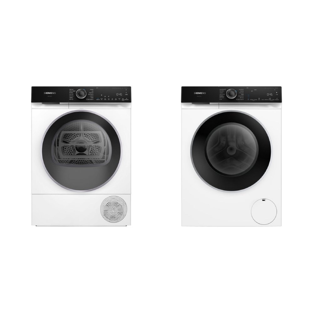 Siemens Washing Machine & Heat Pump Tumble Dryer Pack