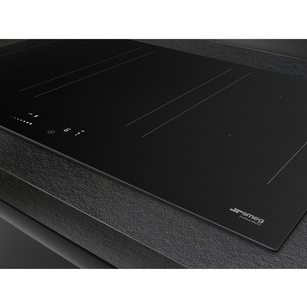 Smeg SIM3864N 80cm Induction Hob, Black