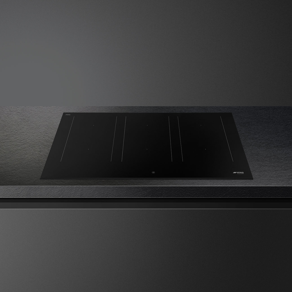 Smeg SIM3864N 80cm Induction Hob, Black