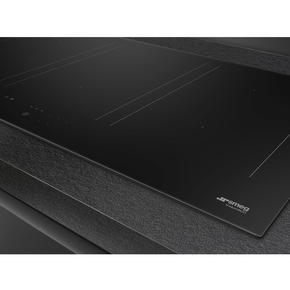 Smeg SIM3964MB Classic 90cm Induction Hob, Black