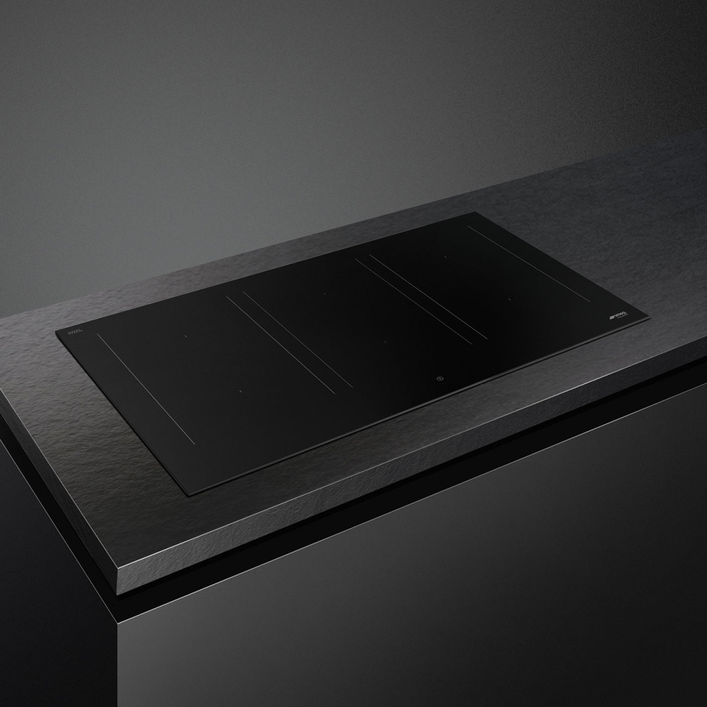 Smeg SIM3964N 90cm Induction Hob, Black