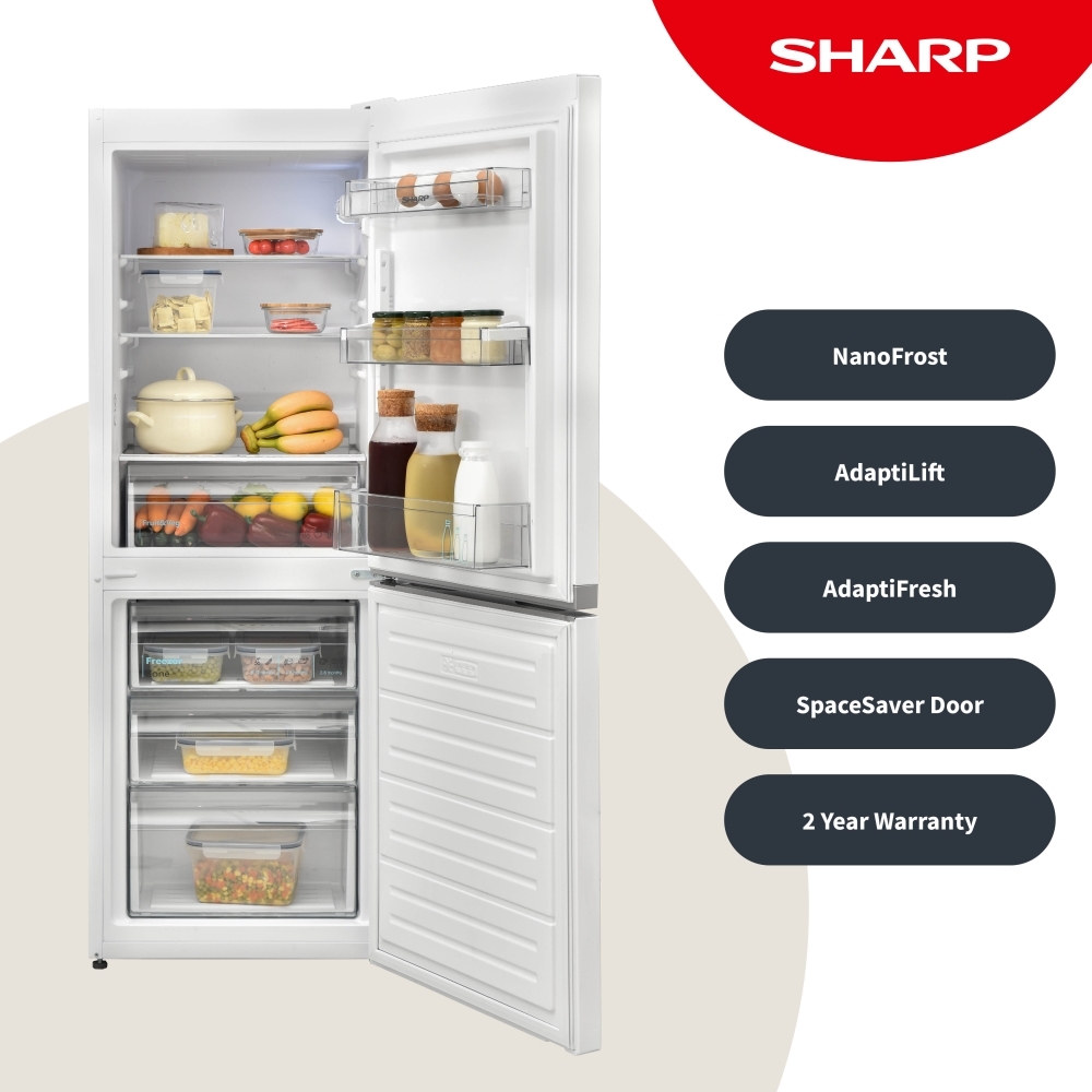 Sharp SJ-BB02DTXWE-EN Fridge Freezer