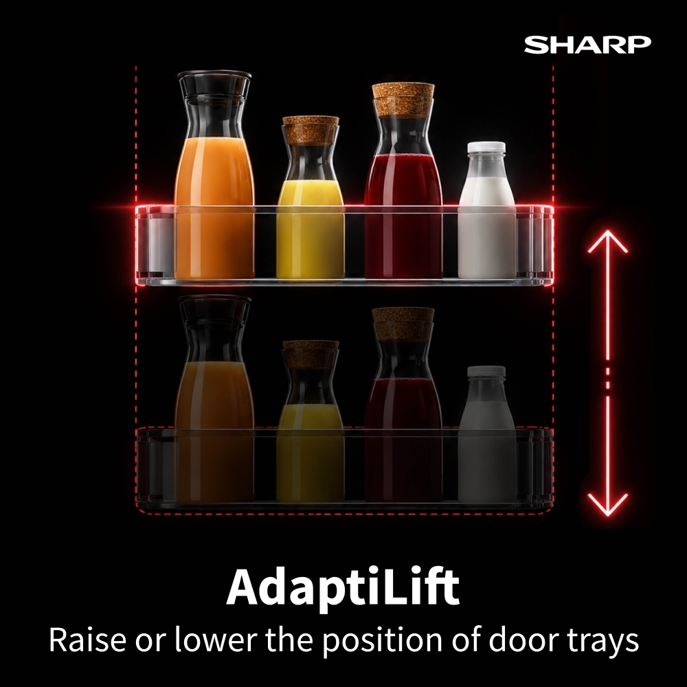 Sharp SJ-BB02DTXWE-EN Fridge Freezer