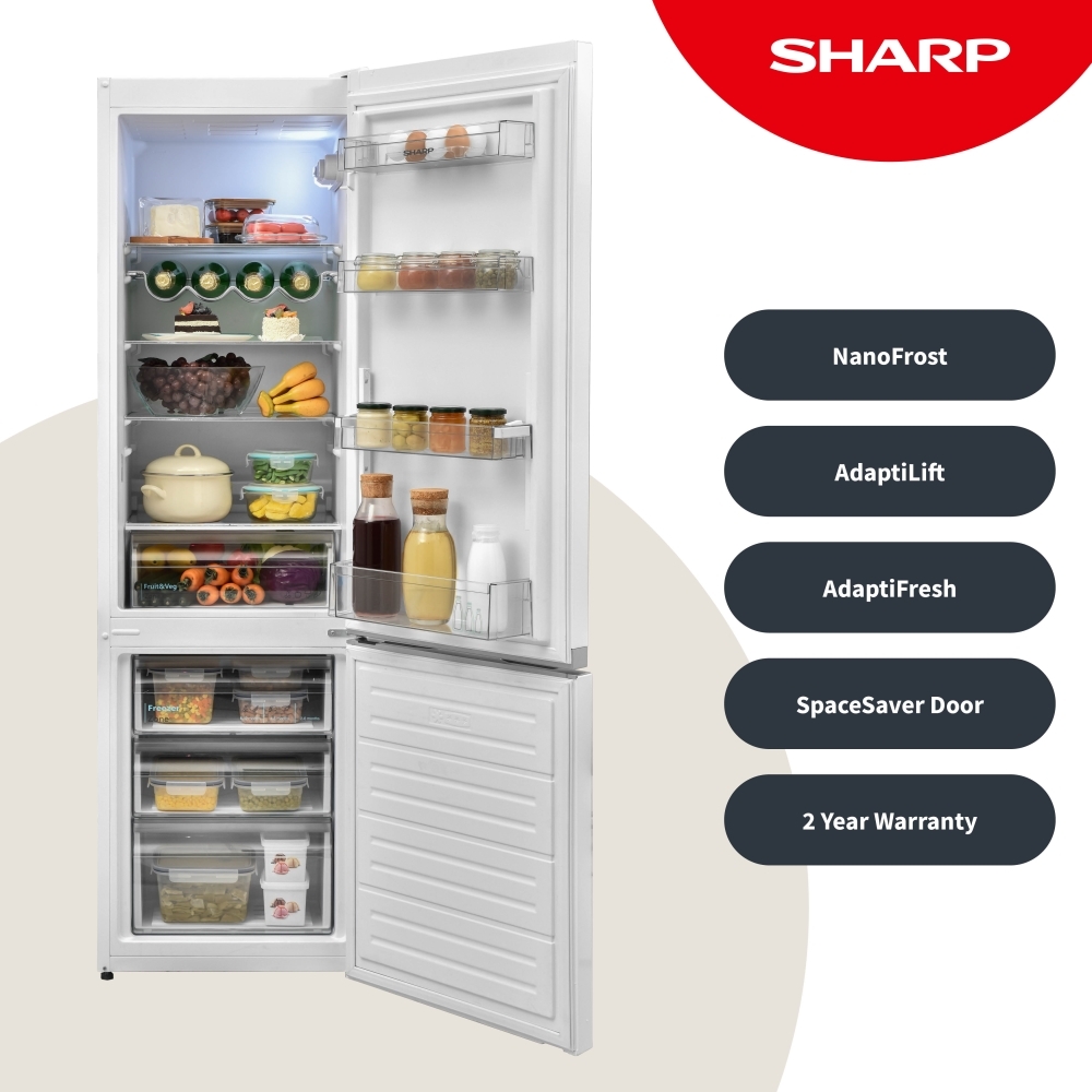 Sharp SJ-BB05DTXWE-EN Fridge Freezer
