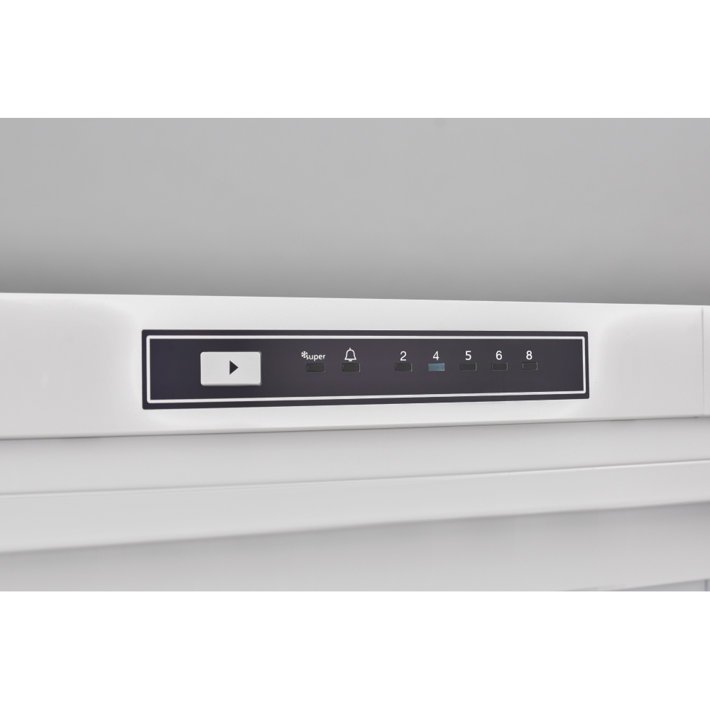 Sharp SJ-LE300E01X-EN Built-In Larder Fridge, Sliding Hinge, White, E Rated