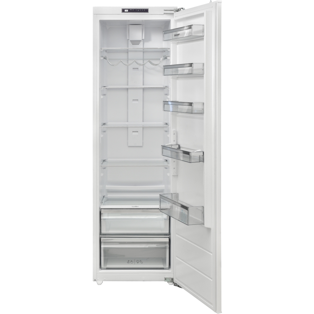 Sharp SJ-LF300E01X-EN Built-In Larder Fridge, Sliding Hinge, F Rated