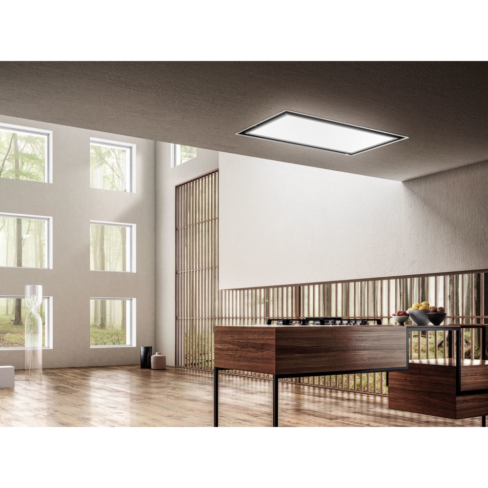 Elica SKYDOME-PLUS-30 Ceiling Extractor, White, A Rated