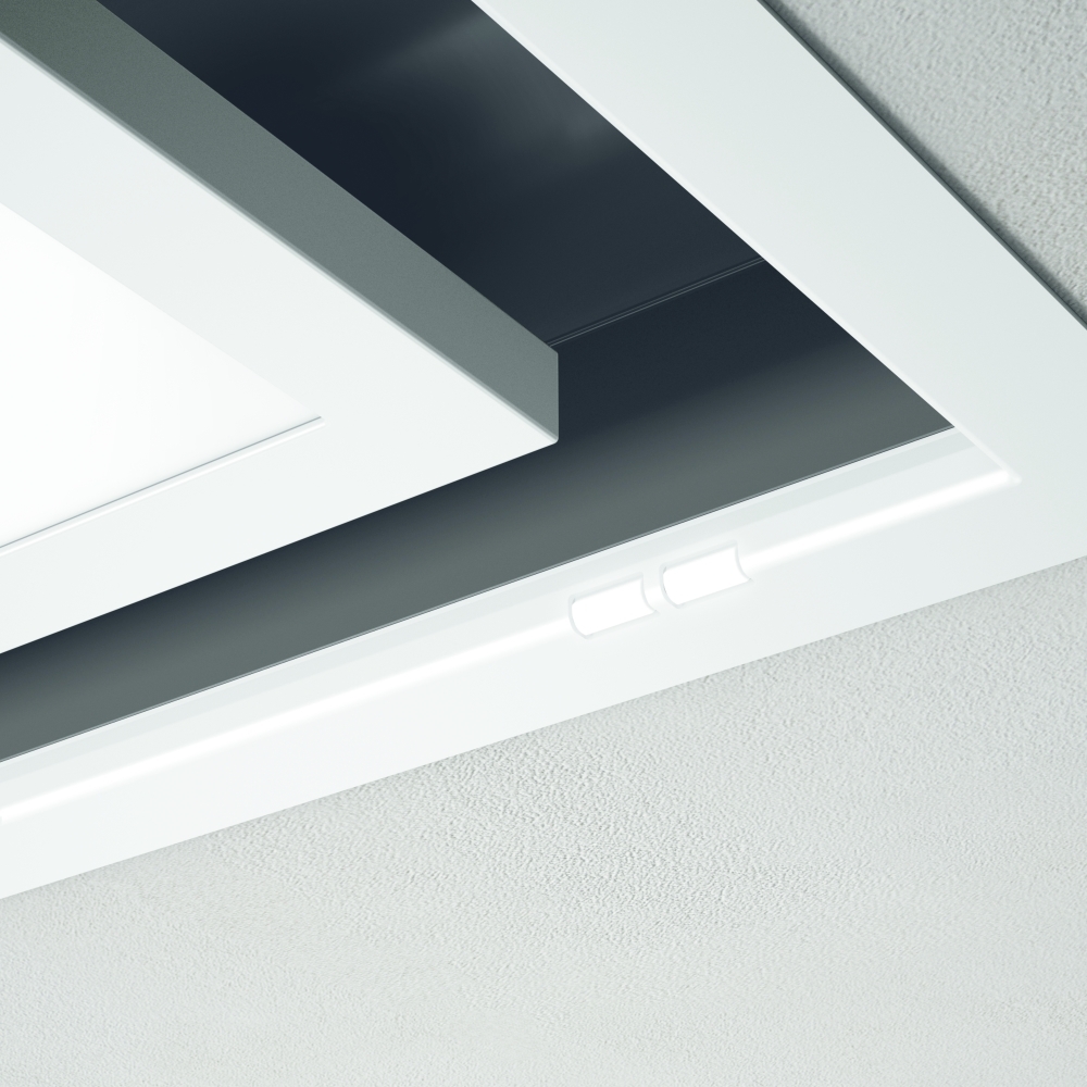 Elica SKYDOME-PLUS-30 Ceiling Extractor, White, A Rated