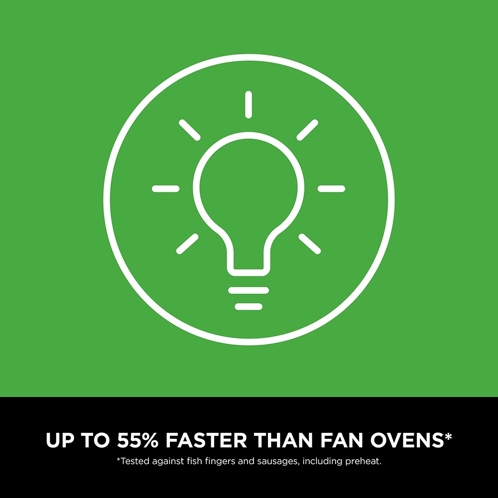 Ninja SL300UK Double Stack 7.6 litre Multi Rack Air Fryer, Black