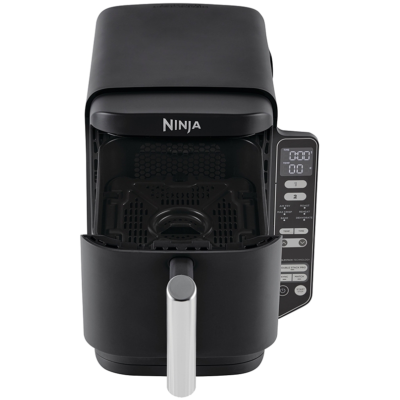 Ninja SL300UK Double Stack 7.6 litre Multi Rack Air Fryer, Black