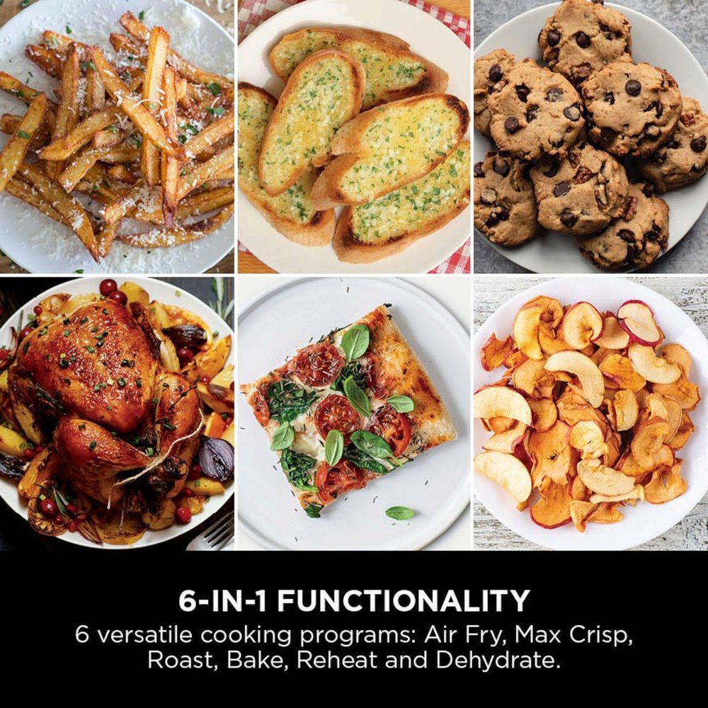 Ninja SL400UK Double Stack XL 9.5 litre 2-Drawer Air Fryer, Grey