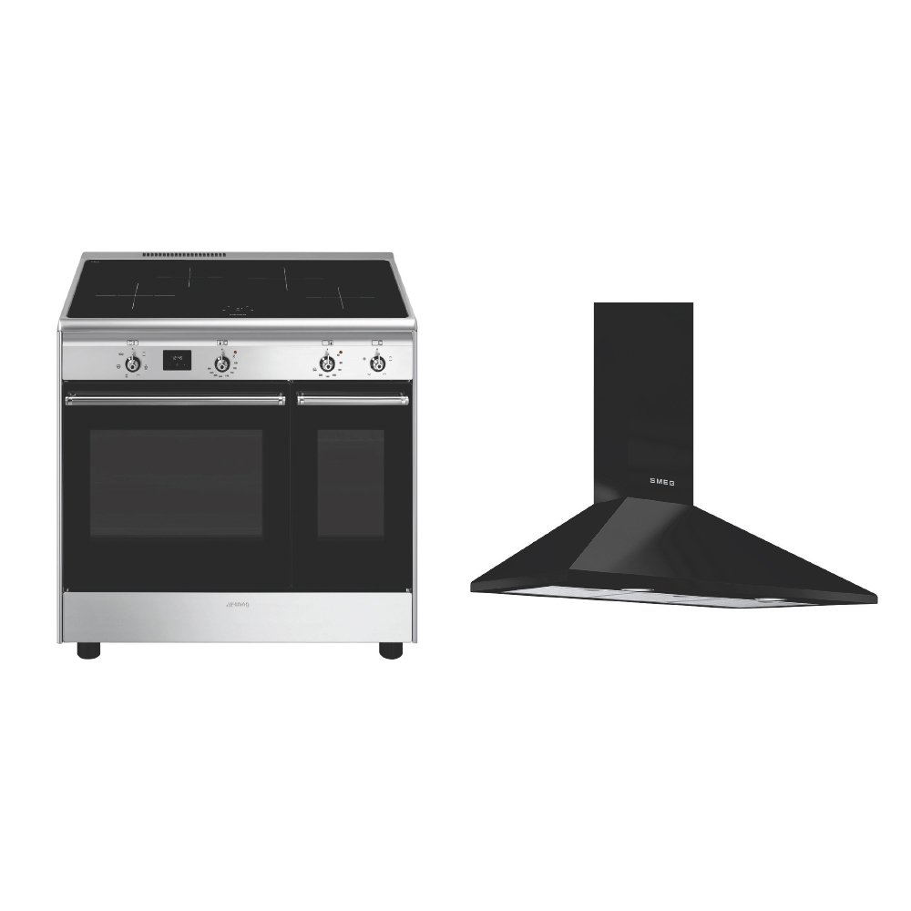 Smeg Concert Induction Range Cooker & Hood Pack