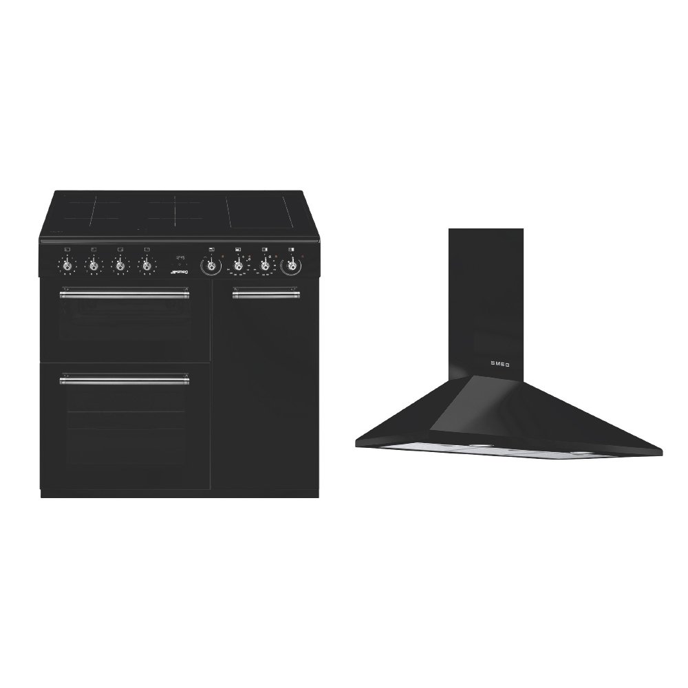 Smeg Concert Induction Range Cooker & Hood Pack
